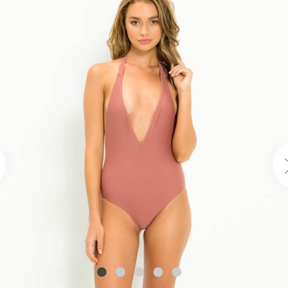 Kaiami Plunging One-Piece Swim Suit